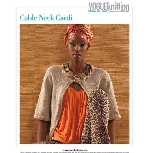 Heritage Cable V Neck main image 0