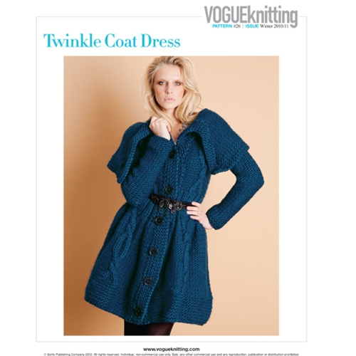 TWINKLE COAT DRESS – Vogue Knitting