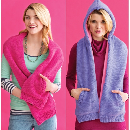 POCKET SCARVES – Vogue Knitting