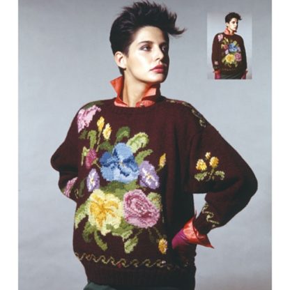 VERA FLORAL APPLIQUE KNIT main image 1