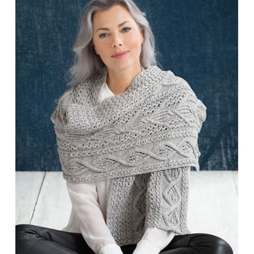 SHETLAND TWIST WRAP – Vogue Knitting