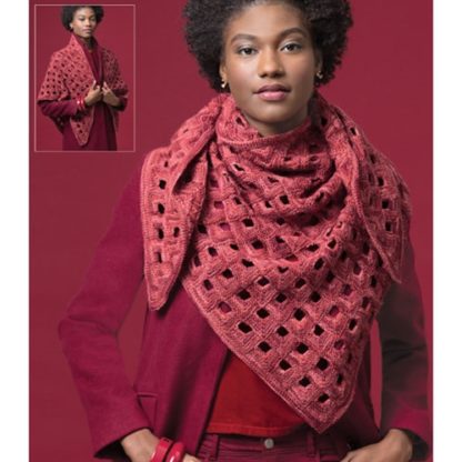 DOMINO SHAWL – Vogue Knitting