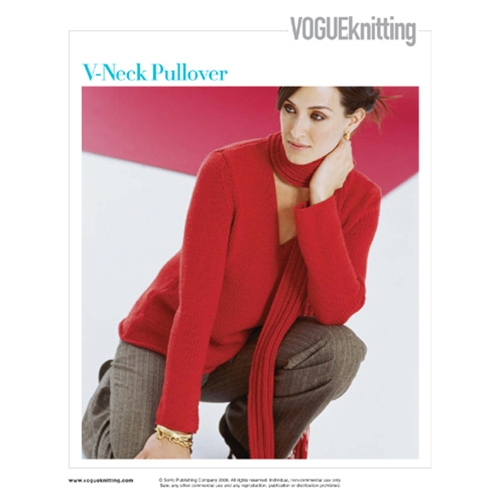 Pullover with  v-neck