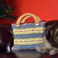 TREES IN WATER FELTED BAG