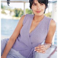 SLEEVELESS WRAP TOP