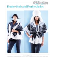FEATHER STOLE & FEATHER JACKET