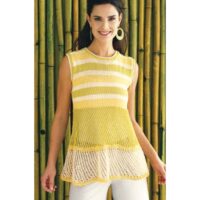 STRIPED AND LACE TUNIC