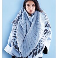 WELTED SCARF